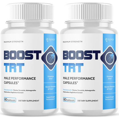 (2 Pack) Boost TRT Capsules, Official BoostTRT Capsules with All Natural Ingredients, Advanced Health & Wellness Support Formula with Max Strength Premium Active Lifestyle Vitamins (120 Capsules) - dailyvitalstore