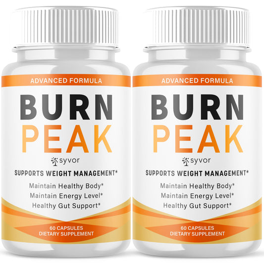 (2 Pack) Burn Peak Capsules, Official Burnpeak Pink Salt Pills with All Natural Ingredients, Advanced BurnPeak Health Supplement with Premium Vitamins for Active Lifestyle Support (120 Capsules) - dailyvitalstore