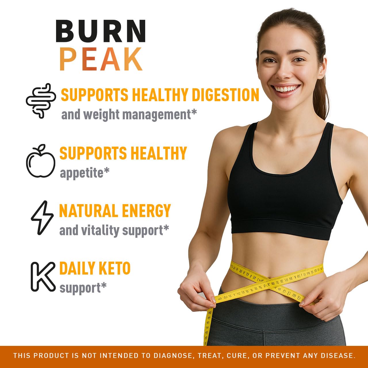 (2 Pack) Burn Peak Capsules - Official BurnPeak Weight Pills Advanced Premium Support, All Natural Burn Peak Pink Salt Trick Supplement for Overall Health & Wellness Reviews, 120 Capsules for 2 Months - dailyvitalstore
