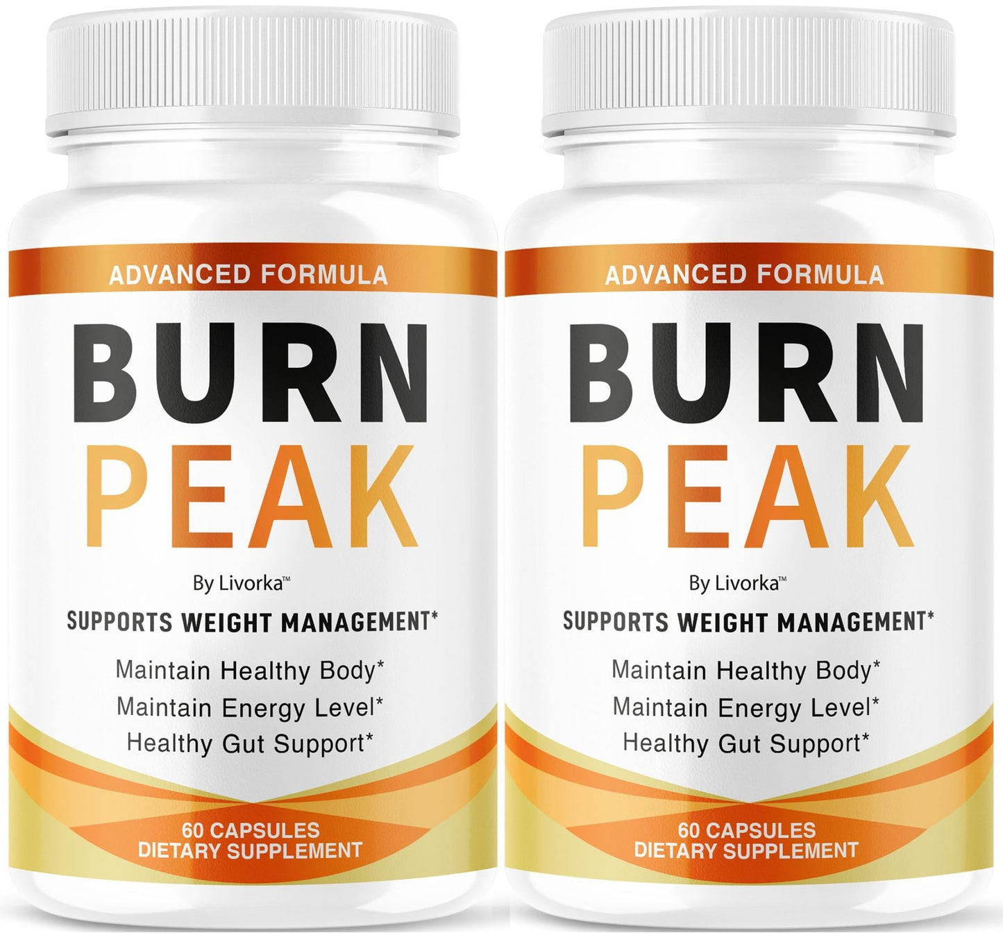 (2 Pack) Burn Peak Capsules - Official BurnPeak Weight Pills Advanced Premium Support, All Natural Burn Peak Pink Salt Trick Supplement for Overall Health & Wellness Reviews, 120 Capsules for 2 Months - dailyvitalstore