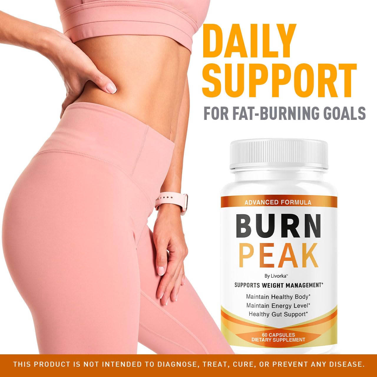 (2 Pack) Burn Peak Capsules - Official BurnPeak Weight Pills Advanced Premium Support, All Natural Burn Peak Pink Salt Trick Supplement for Overall Health & Wellness Reviews, 120 Capsules for 2 Months - dailyvitalstore