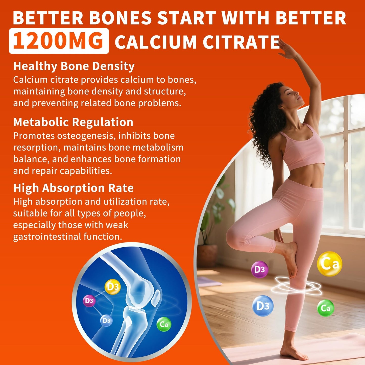 (2 Pack) Calcium Citrate 1200 mg with Vitamin D3 Gummies for Women & Men,Calcium Supplements for Bone & Teeth Support,High Absorption - Easy to Digest, - dailyvitalstore