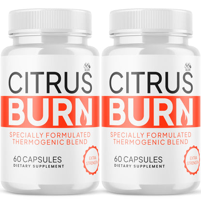 (2 Pack) Citrus Burn Capsules, Official CitrusBurn Pills with All Natural Ingredients, Advanced Citrus Burn for Optimal Health & Wellness Support with Premium Vitamins for Women & Men (120 Capsules) - dailyvitalstore