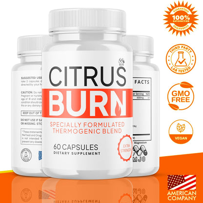(2 Pack) Citrus Burn Capsules, Official CitrusBurn Pills with All Natural Ingredients, Advanced Citrus Burn for Optimal Health & Wellness Support with Premium Vitamins for Women & Men (120 Capsules) - dailyvitalstore
