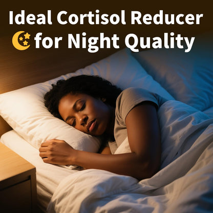 2 Pack Cortisol Supplements for Women & Men - 10-in-1 Cortisol Reducer Manager Detox with Ashwagandha, Magnesium - Lower High Cortisol Levels, Relaxation & Night Support, Non-GMO, 120 Capsules - dailyvitalstore