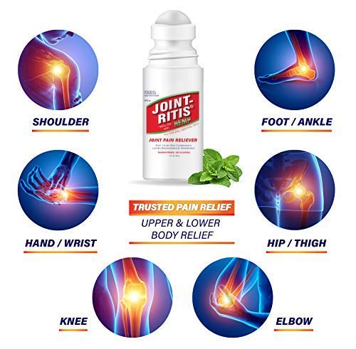 2-Pack | Fast Relief Joint-Ritis | All-Natural | Maximum Relief for Back, Neck, and Joints | As Seen On TV | Easy to Apply, 2 fl oz Roll-On - dailyvitalstore