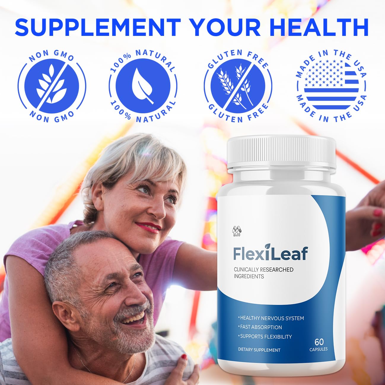 (2 Pack) Flexileaf Capsules, Official Flexileaf Pills with All Natural Ingredients, Advanced Health and Overall Wellness Multivitamin Supplement Maximum Strength Support Formula (120 Capsules) - dailyvitalstore