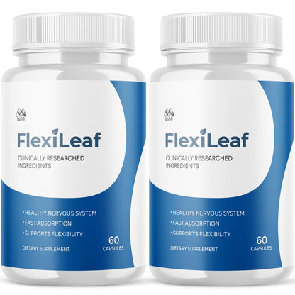 (2 Pack) Flexileaf Capsules, Official Flexileaf Pills with All Natural Ingredients, Advanced Health and Overall Wellness Multivitamin Supplement Maximum Strength Support Formula (120 Capsules) - dailyvitalstore