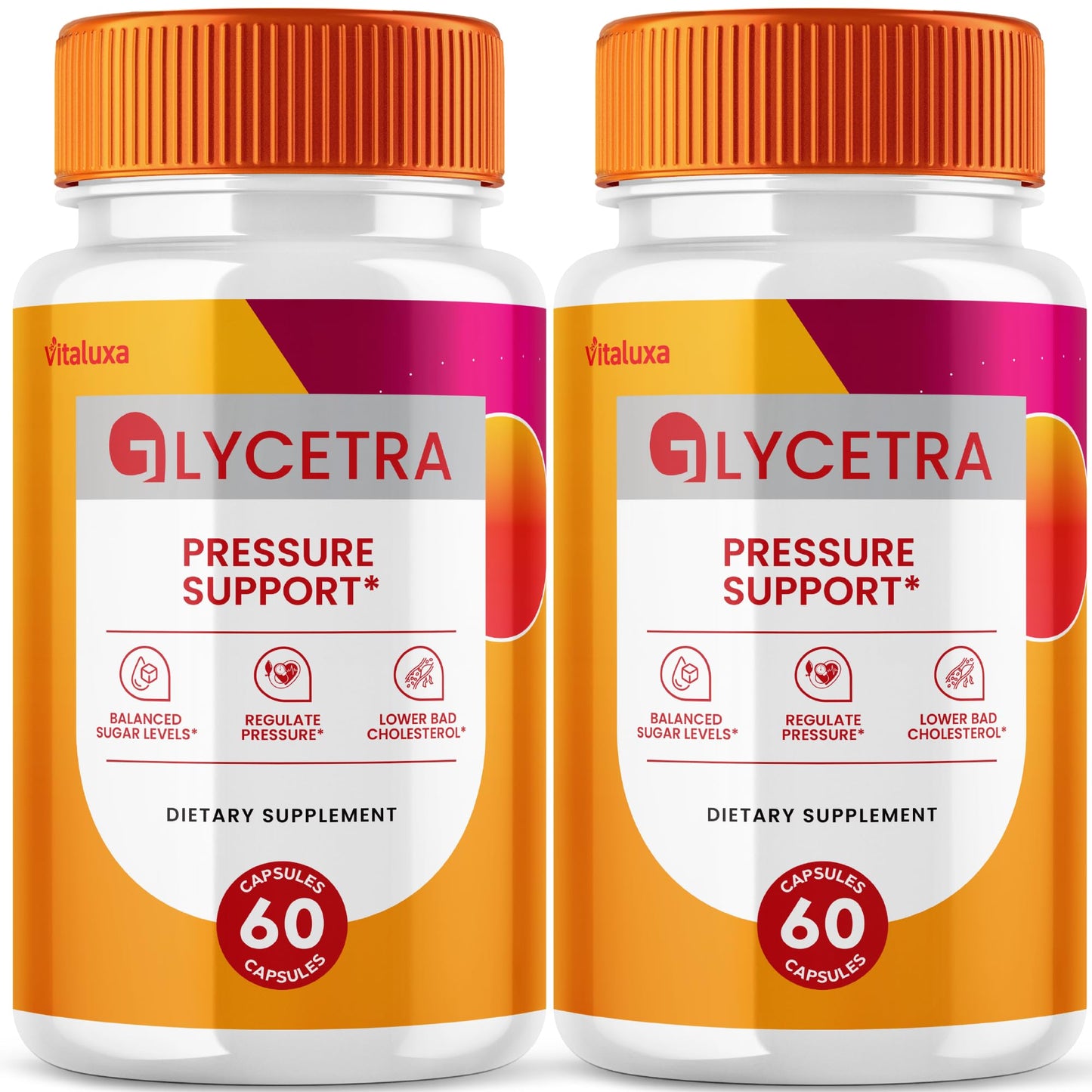 (2 Pack) Glycetra Capsules, Glycetra Blood Support Supplement Advanced Formula Premium Blend All Natural Balance Flow, Glicetra Pills Maximum Strength Glycogen Support Health Wellness Review (120 Ct) - dailyvitalstore