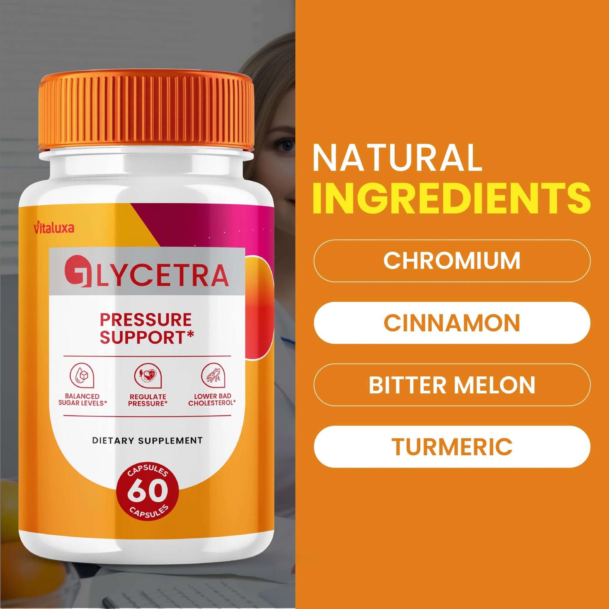 (2 Pack) Glycetra Capsules, Glycetra Blood Support Supplement Advanced Formula Premium Blend All Natural Balance Flow, Glicetra Pills Maximum Strength Glycogen Support Health Wellness Review (120 Ct) - dailyvitalstore