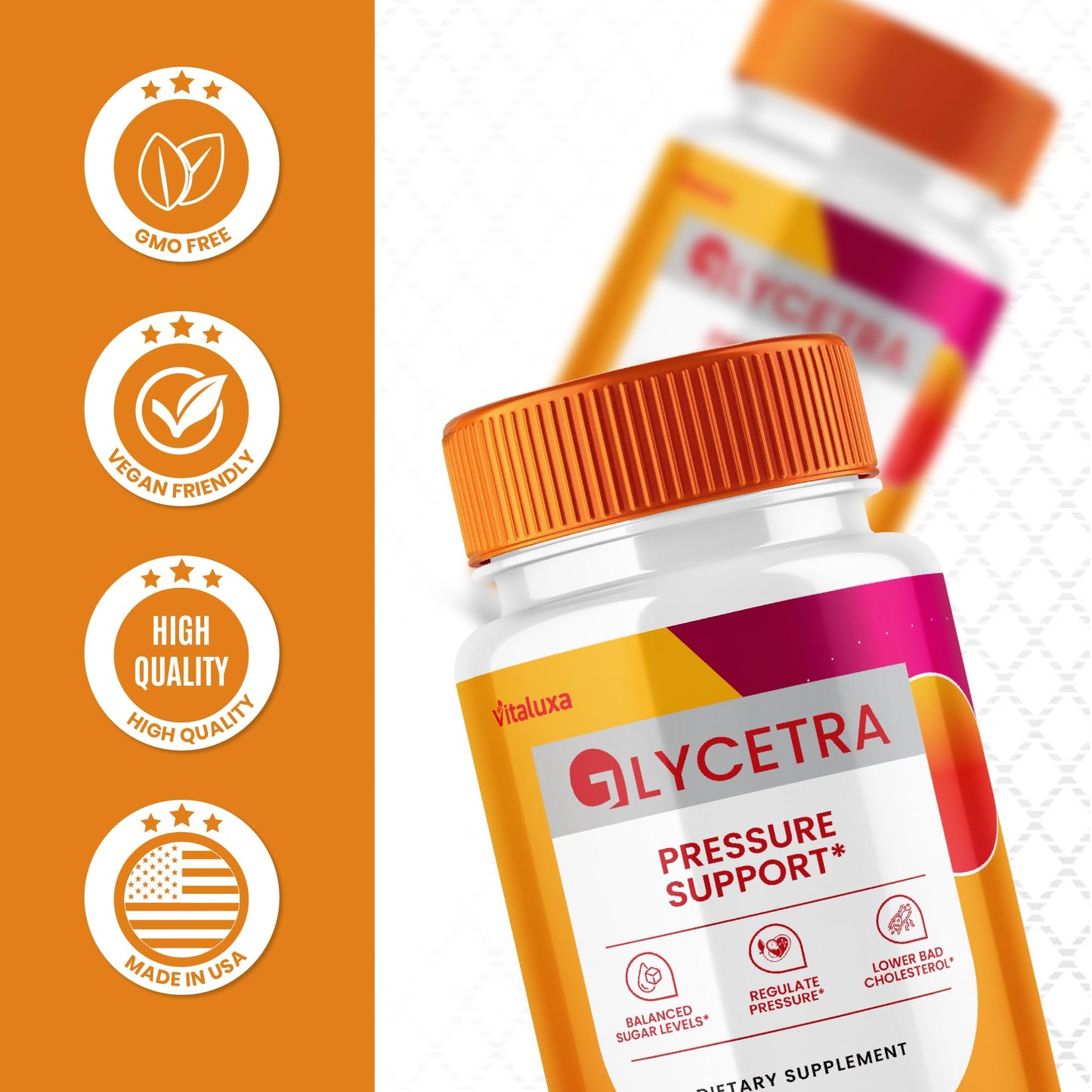 (2 Pack) Glycetra Capsules, Glycetra Blood Support Supplement Advanced Formula Premium Blend All Natural Balance Flow, Glicetra Pills Maximum Strength Glycogen Support Health Wellness Review (120 Ct) - dailyvitalstore