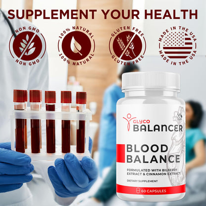 (2 Pack) Glyco Balancer Capsules, Official GlycoBalancer Health Support Pills with All Natural Ingredients, Glyco Balancer Advanced Health Support with Premium Vitamins for Women & Men (120 Capsules) - dailyvitalstore