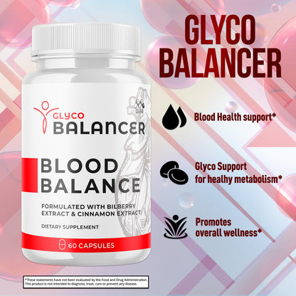 (2 Pack) Glyco Balancer Capsules, Official GlycoBalancer Health Support Pills with All Natural Ingredients, Glyco Balancer Advanced Health Support with Premium Vitamins for Women & Men (120 Capsules) - dailyvitalstore