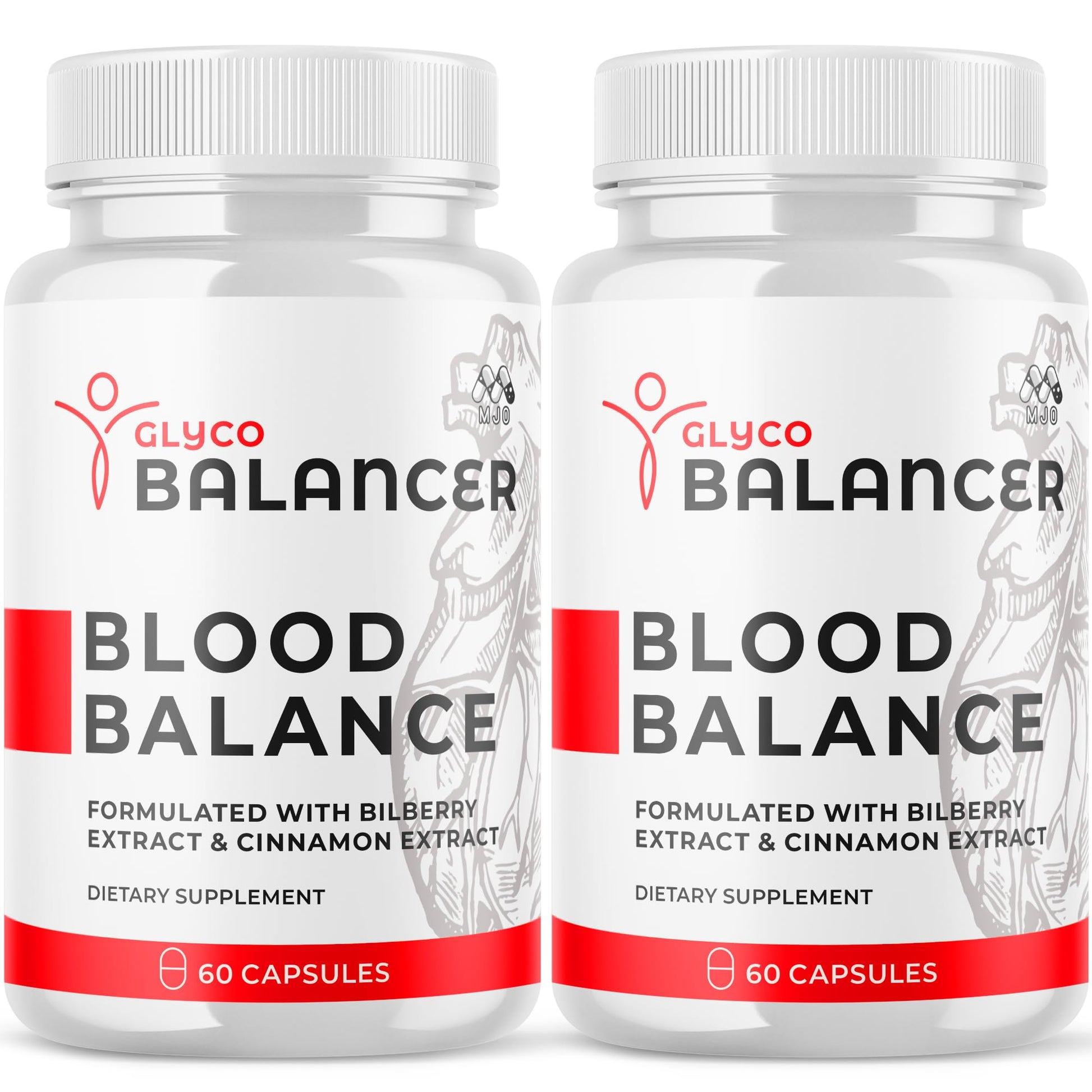 (2 Pack) Glyco Balancer Capsules, Official GlycoBalancer Health Support Pills with All Natural Ingredients, Glyco Balancer Advanced Health Support with Premium Vitamins for Women & Men (120 Capsules) - dailyvitalstore