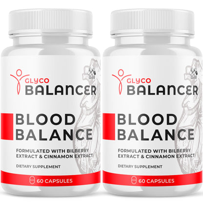 (2 Pack) Glyco Balancer Capsules, Official GlycoBalancer Health Support Pills with All Natural Ingredients, Glyco Balancer Advanced Health Support with Premium Vitamins for Women & Men (120 Capsules) - dailyvitalstore