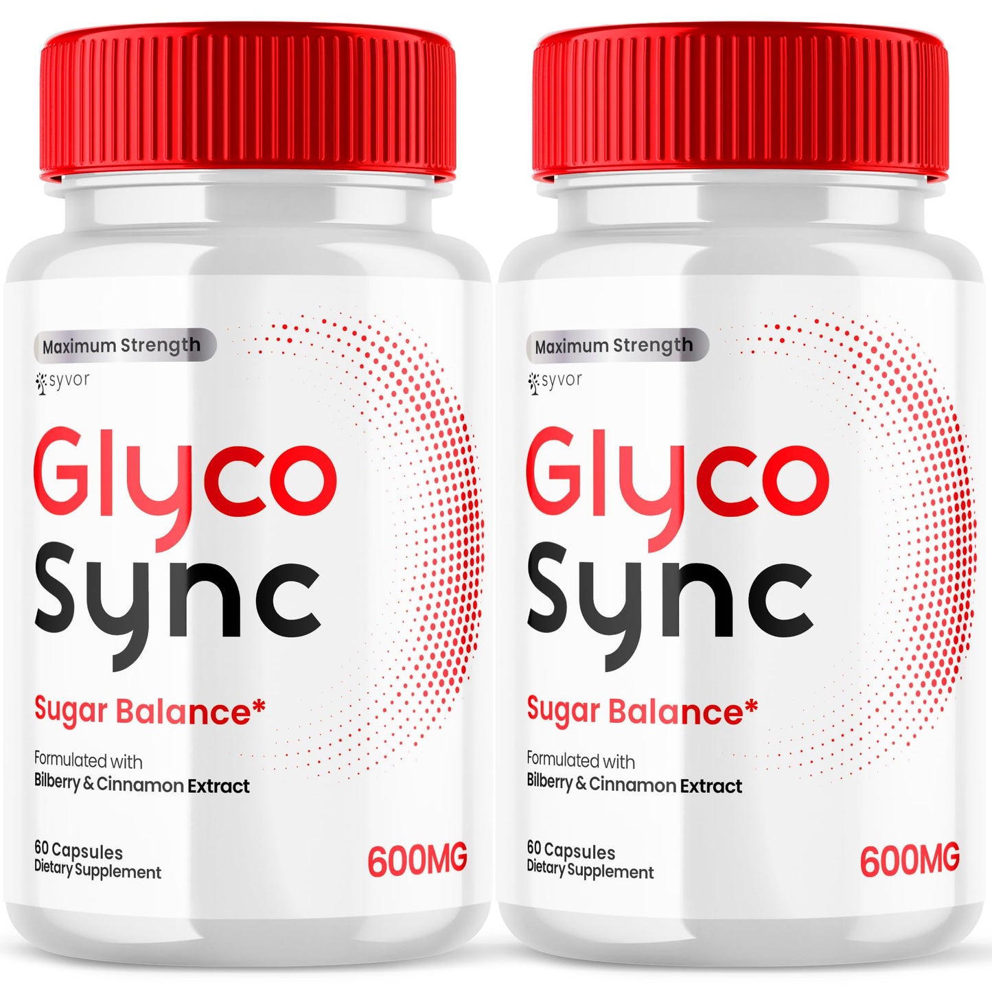 (2 Pack) Glyco Sync Capsules, Official Glyco Sync Balance Pills with All Natural Ingredients, Advanced Formula GlycoSync Joint Health and Wellness Support Max Strength for Men & Women (120 Capsules) - dailyvitalstore
