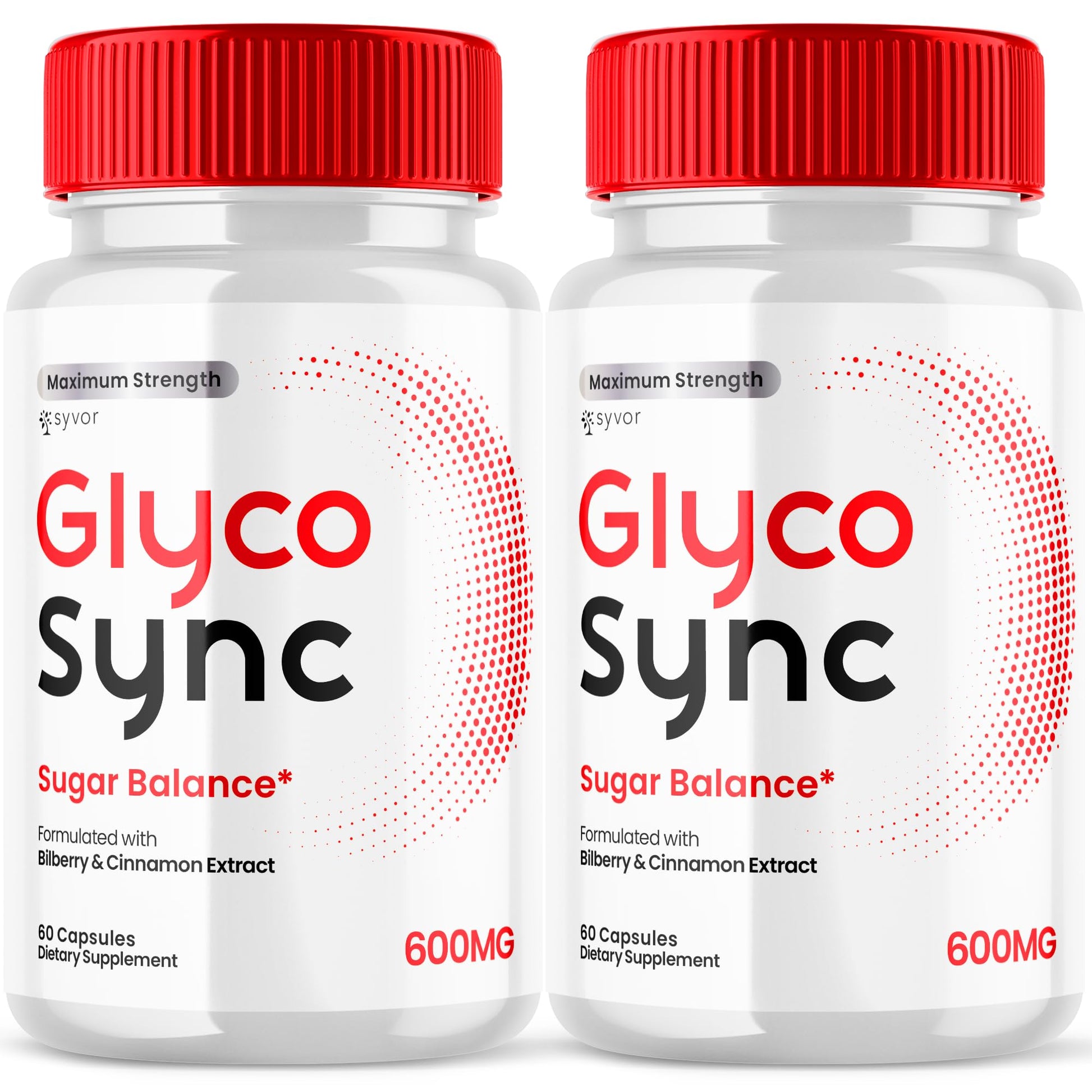 (2 Pack) Glyco Sync Capsules, Official Glyco Sync Balance Pills with All Natural Ingredients, Advanced Formula GlycoSync Joint Health and Wellness Support Max Strength for Men & Women (120 Capsules) - dailyvitalstore