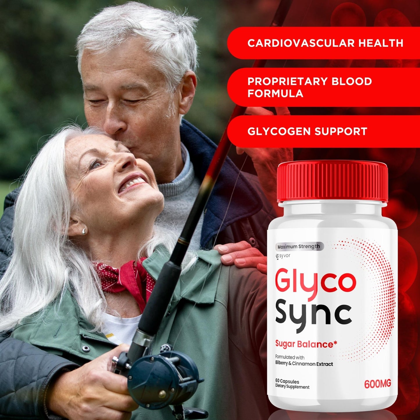 (2 Pack) Glyco Sync Capsules, Official Glyco Sync Balance Pills with All Natural Ingredients, Advanced Formula GlycoSync Joint Health and Wellness Support Max Strength for Men & Women (120 Capsules) - dailyvitalstore