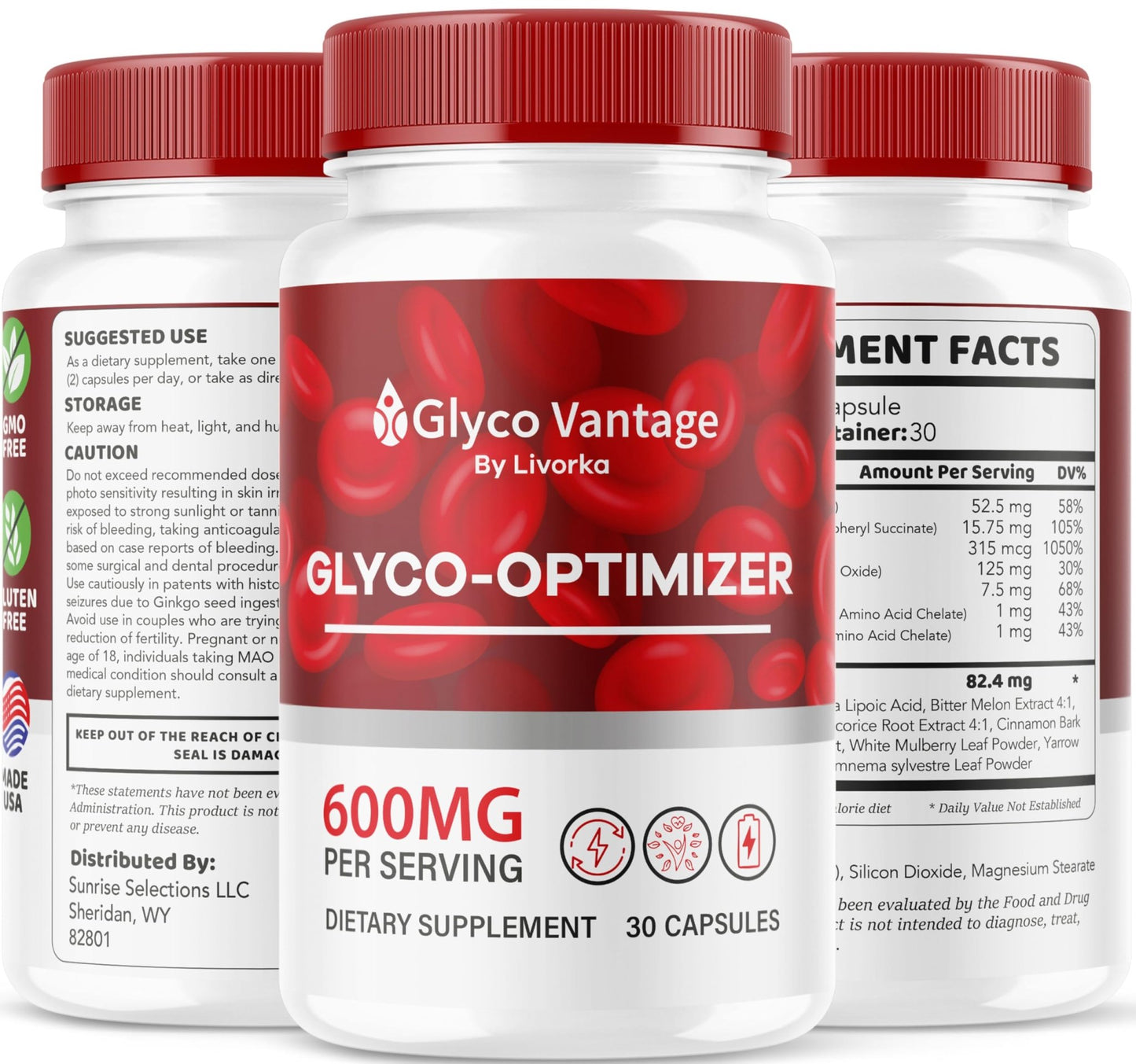 (2 Pack) Glyco Vantage Glyco Optimizer, Glyco Vantage, Glyco Vantage Capsules, Glyco Vantage Joint Optimizer, GlycoVantage Glyco Optimizer Pills, Glyco Vantage Support, 60 Capsules For 2 Months - dailyvitalstore