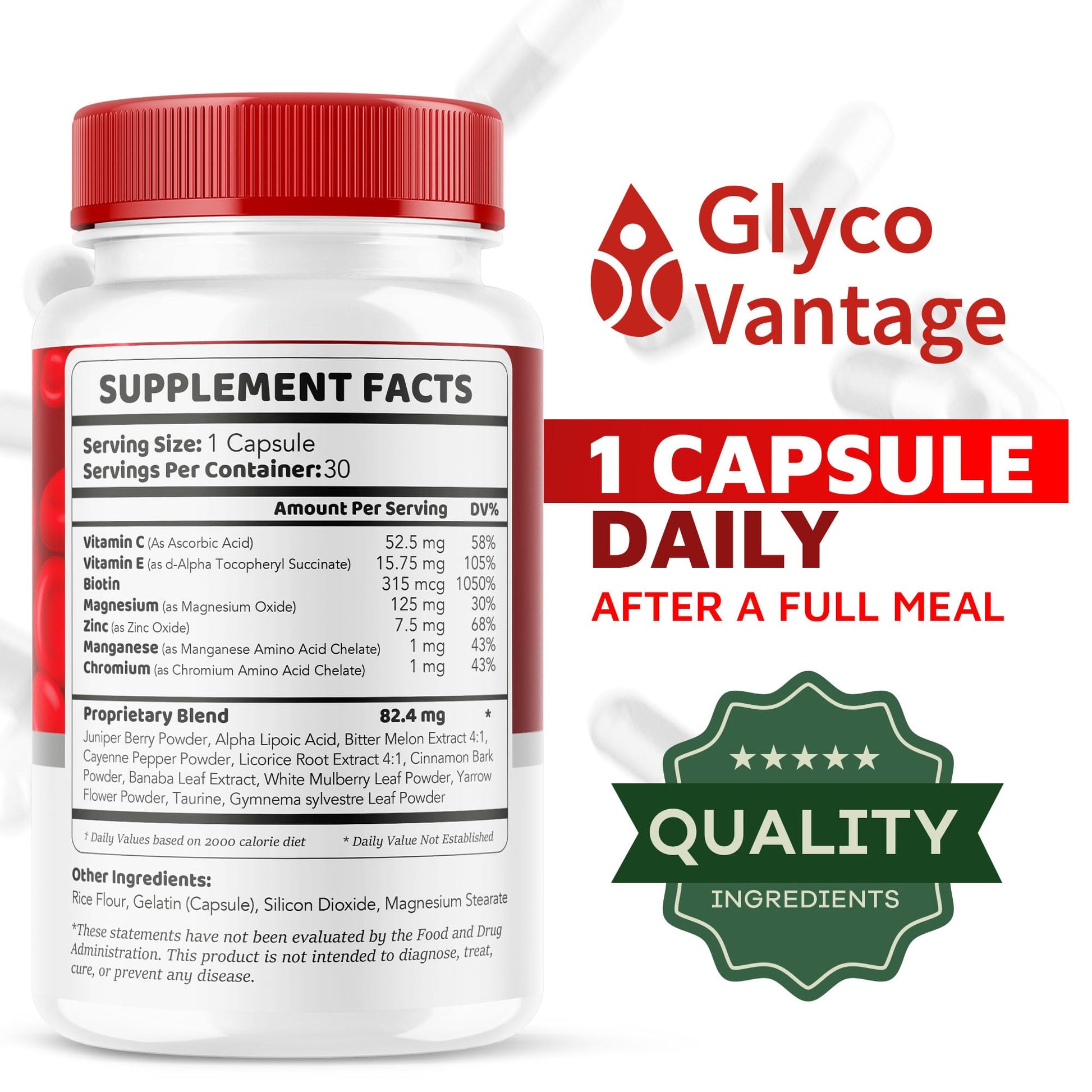 (2 Pack) Glyco Vantage Glyco Optimizer, Glyco Vantage, Glyco Vantage Capsules, Glyco Vantage Joint Optimizer, GlycoVantage Glyco Optimizer Pills, Glyco Vantage Support, 60 Capsules For 2 Months - dailyvitalstore