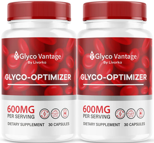 (2 Pack) Glyco Vantage Glyco Optimizer, Glyco Vantage, Glyco Vantage Capsules, Glyco Vantage Joint Optimizer, GlycoVantage Glyco Optimizer Pills, Glyco Vantage Support, 60 Capsules For 2 Months - dailyvitalstore