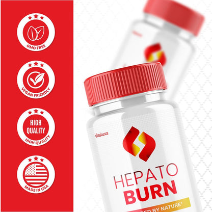 (2 Pack) Hepato Burn Capsules - HepatoBurn Supplement Pills Advanced Formula Wait Premium Blend All Natural Loss Support for Men Women, Hepataburn Reviews Maximum Strength Burner Health (120 Capsules) - dailyvitalstore
