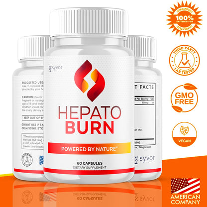 (2 Pack) Hepato Burn Capsules, Official Hepato Burn Pills with All Natural Premium Ingredients, Hepatoburn Energy and Fitness Vitamin Supplement, Hepatoburn Lifestyle Powered by Nature (120 Capsules) - dailyvitalstore