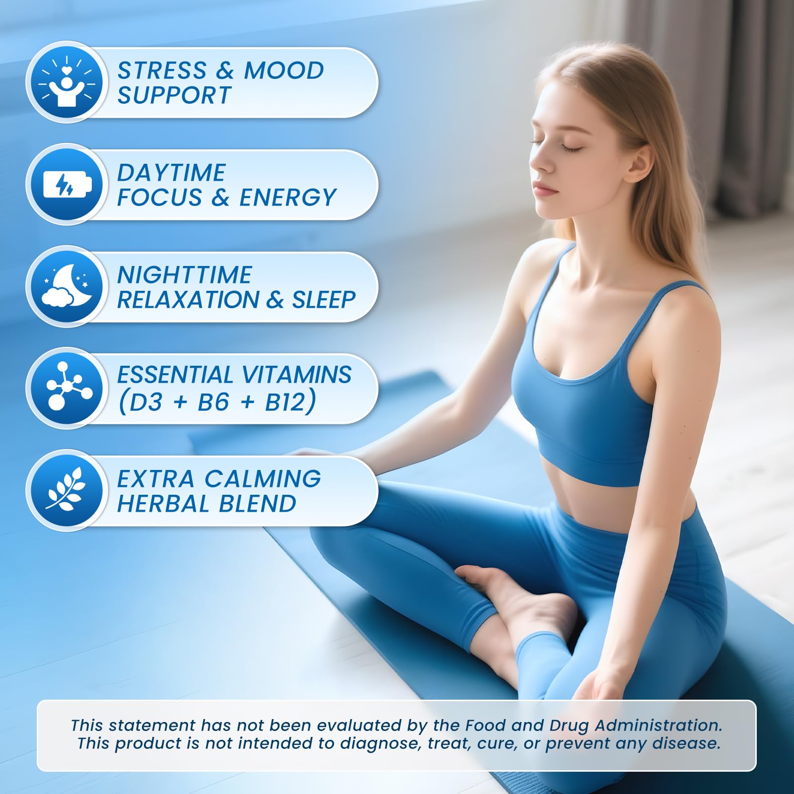 2 Pack Magnesium Complex for Women and Men 4-in-1 Magnesium Glycinate, Citrate, Malate, Taurate - Magnesium Supplement for Relaxation, Sleep & Focus, 60 Days Supply - dailyvitalstore