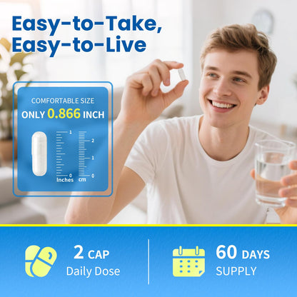 2 Pack Magnesium Complex for Women and Men 4-in-1 Magnesium Glycinate, Citrate, Malate, Taurate - Magnesium Supplement for Relaxation, Sleep & Focus, 60 Days Supply - dailyvitalstore