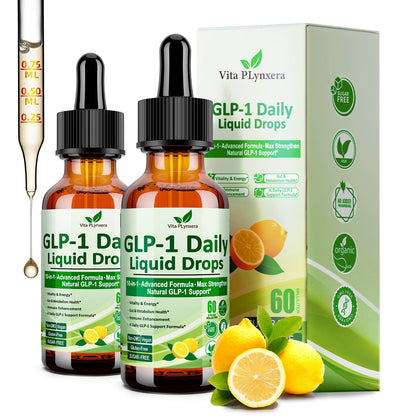 2 Pack Metabolic Support Liquid Drops, 10-in-1 Formula with Berberine, Ceylon Cinnamon, Prebiotic Fiber & Green Tea Extract | Digestive & Gut Health for Women & Men | Vegan, Non-GMO - dailyvitalstore