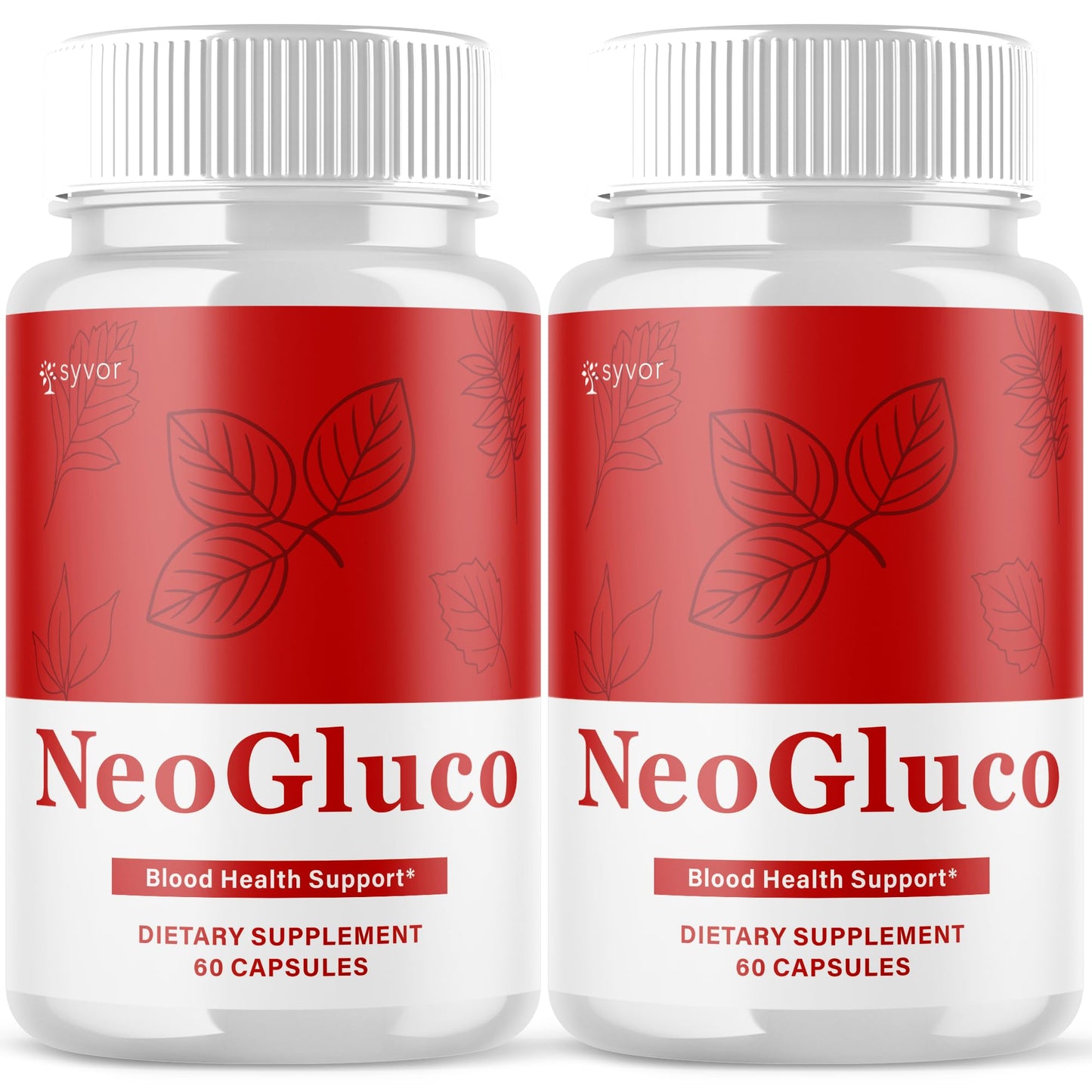 (2 Pack) NeoGluco Capsules, Official NeoGluco Glycogen Support Pills with All Natural Ingredients, Advanced Formula Health Supplement with Max Strength Premium Vitamins for Women & Men (120 Capsules) - dailyvitalstore