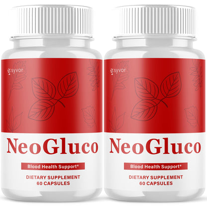 (2 Pack) NeoGluco Capsules, Official NeoGluco Glycogen Support Pills with All Natural Ingredients, Advanced Formula Health Supplement with Max Strength Premium Vitamins for Women & Men (120 Capsules) - dailyvitalstore