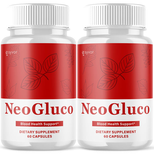 (2 Pack) NeoGluco Capsules, Official NeoGluco Glycogen Support Pills with All Natural Ingredients, Advanced Formula Health Supplement with Max Strength Premium Vitamins for Women & Men (120 Capsules) - dailyvitalstore