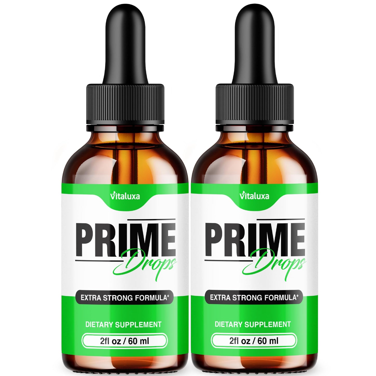 (2 Pack) Prime Drops for Men, Extra Strength Prime Drops Liquid Supplement Performance Blend All Natural Support, PrimeDrops Advanced Formula Vitamins for Health Wellness Reviews (4oz) - dailyvitalstore