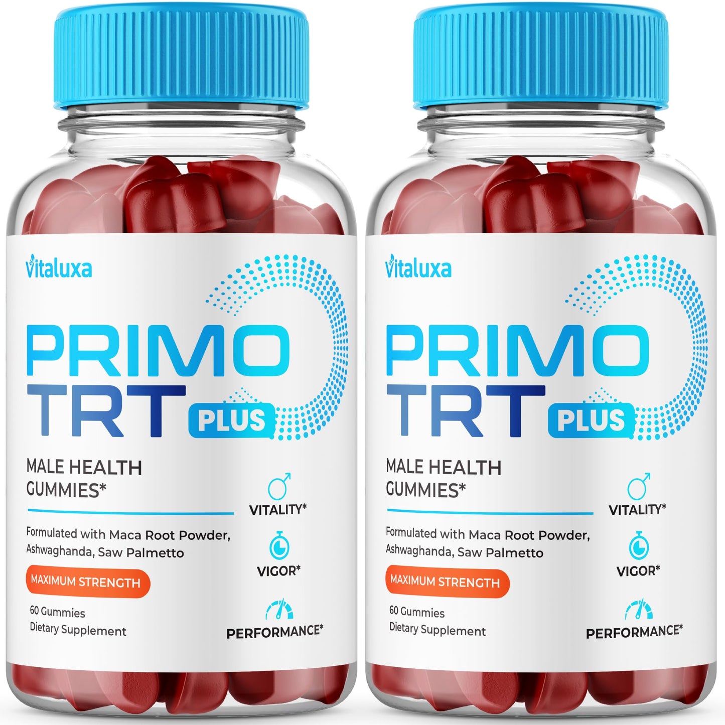 (2 Pack) Primo TRT Gummies, Primo TRT Advanced Performance Blend Supplement, PrimoTRT Try Prime Gomitas Maximum Strength for Males Support for Overall Health Wellness All Natural Ingredients (120 Ct) - dailyvitalstore
