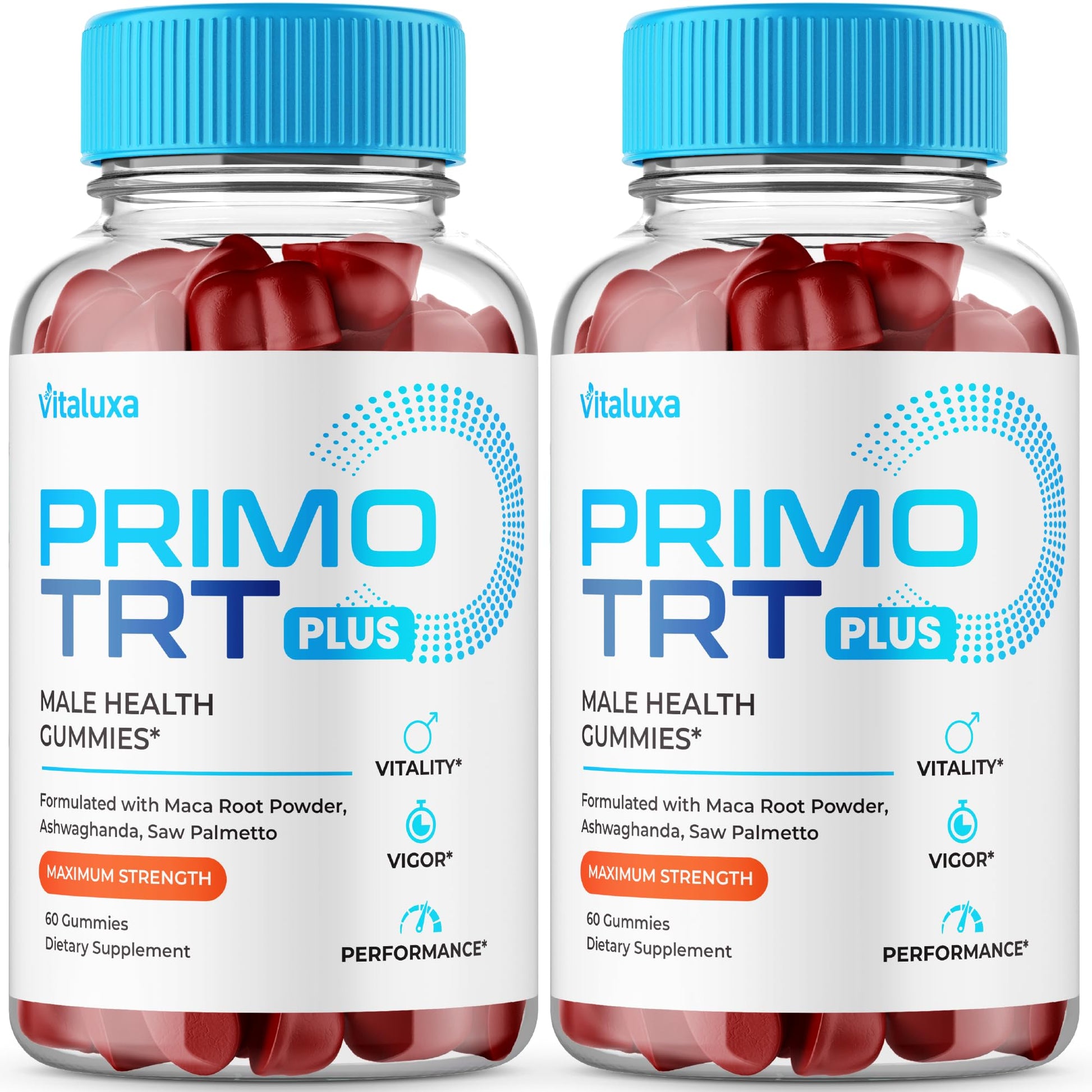 (2 Pack) Primo TRT Gummies, Primo TRT Advanced Performance Blend Supplement, PrimoTRT Try Prime Gomitas Maximum Strength for Males Support for Overall Health Wellness All Natural Ingredients (120 Ct) - dailyvitalstore