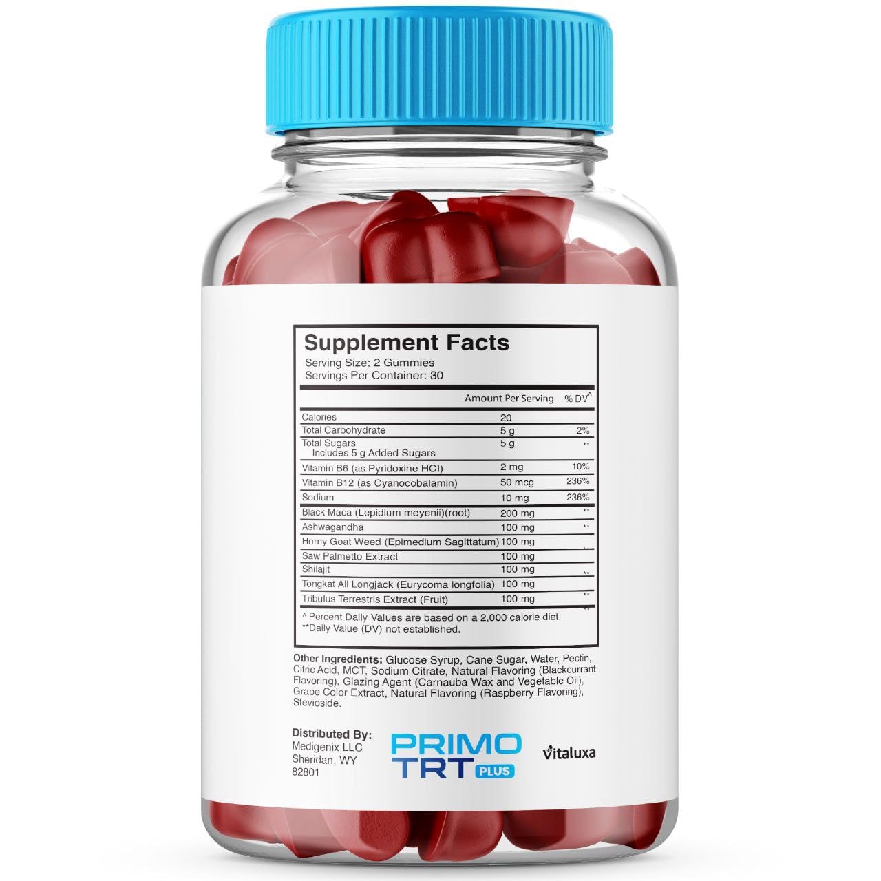 (2 Pack) Primo TRT Gummies, Primo TRT Advanced Performance Blend Supplement, PrimoTRT Try Prime Gomitas Maximum Strength for Males Support for Overall Health Wellness All Natural Ingredients (120 Ct) - dailyvitalstore