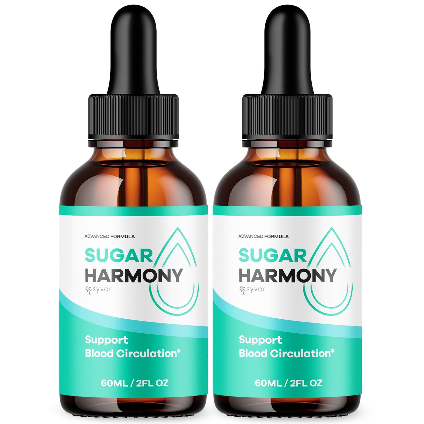 (2 Pack) Sugar Harmony Drops, Official SugarHarmony Liquid Drops with All Natural Ingredients, Advanced Formula Support Supplement with Maximum Strength Premium Vitamins for Women & Men (60 Servings) - dailyvitalstore
