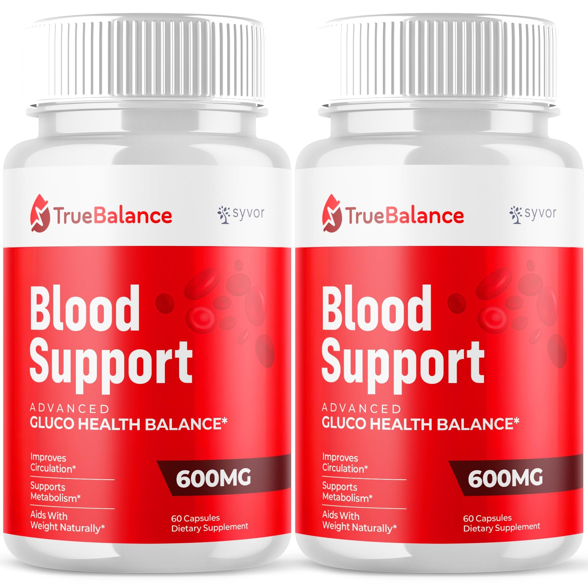 (2 Pack) True Balance Capsules, Official TrueBalance Glycogen Support Pills with All Natural Ingredients, Advanced Formula Support Supplement with Max Strength Vitamins for Women & Men (120 Capsules) - dailyvitalstore