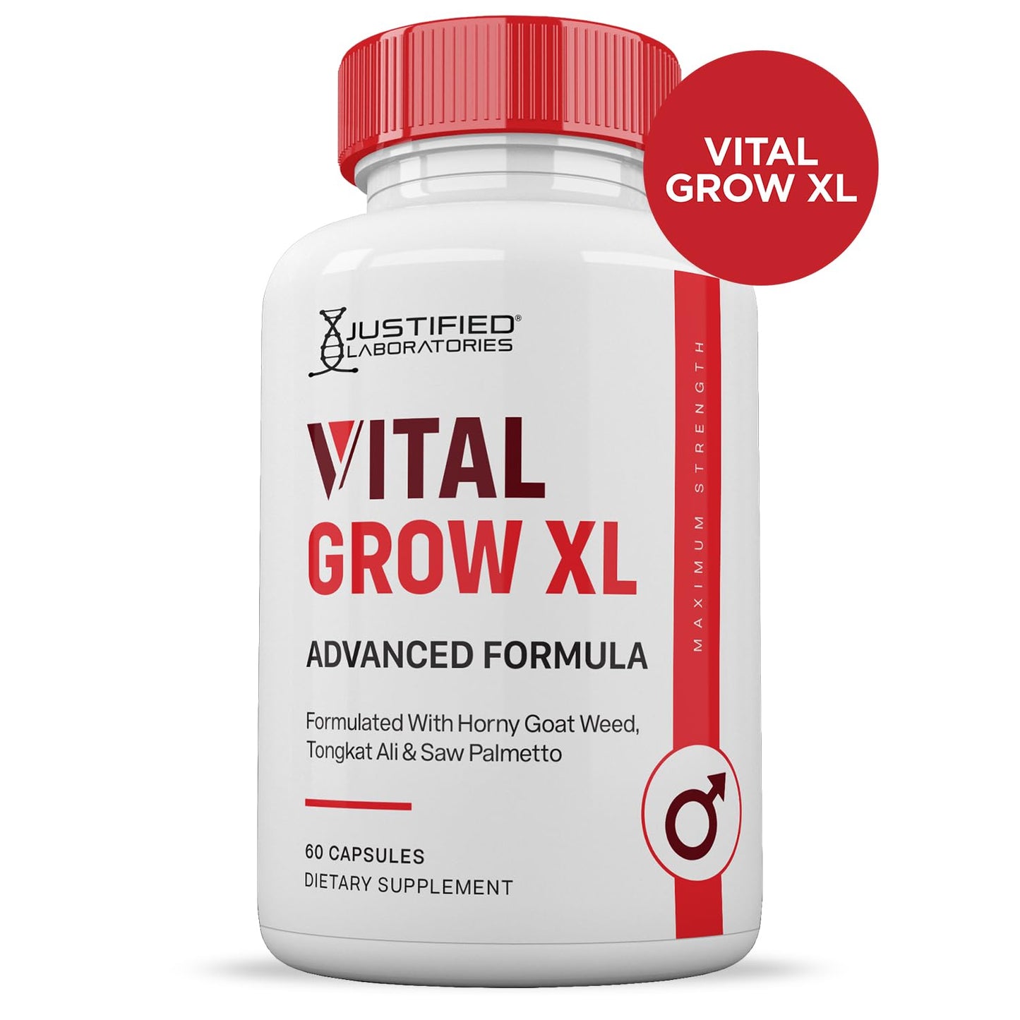 (2 Pack) Vital Grow XL Pills 1484MG Advanced Formula Proprietary Blend for Men 60 Capsules - dailyvitalstore