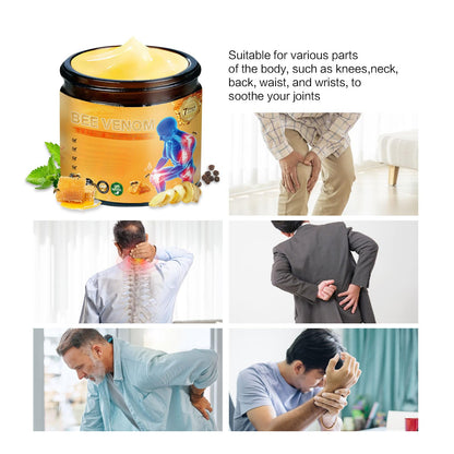 2 Pcs Bee Venom Joint Treatment Cream, Throughout Release Joint Activities Muscle and Massage Relief Gel. - dailyvitalstore