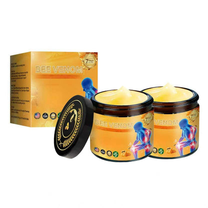 2 Pcs Bee Venom Joint Treatment Cream, Throughout Release Joint Activities Muscle and Massage Relief Gel. - dailyvitalstore