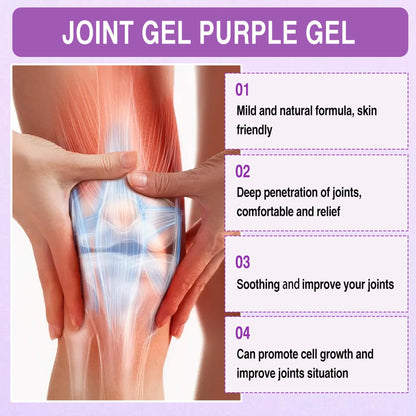 2 PCS Joint Gel Purple Gel，Soothing Pain Relief Massage Cream，Full-Body Joint Effective Soothes for Knees, Lumbar, Hands, Neck and Shoulders - dailyvitalstore