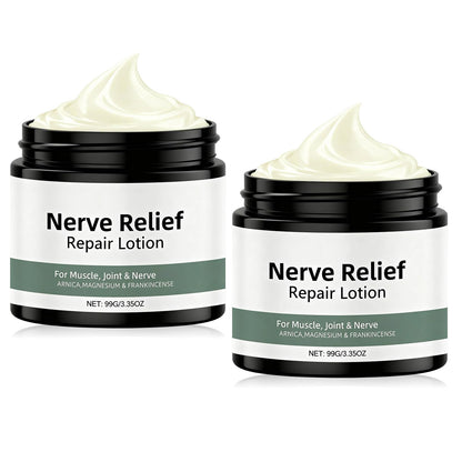2 Pcs Nerve Relief Repair Lotion Cream, Neuropathy Lotion with Arnica & Magnesium for Knee, Lumbar, Neck, for Joint, 3.5 fl oz - dailyvitalstore