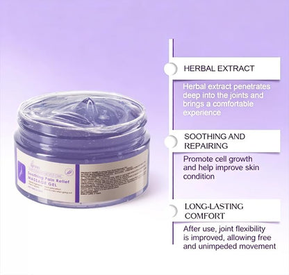 2 Tubes of Soothing Massage Gel, Suitable for Daily use - 3.53 oz. Provides Cooling Relief for Knees, Waist, Neck, Back, Shoulders, Hands, and feet. Contains Mugwort and Ginger extracts. - dailyvitalstore