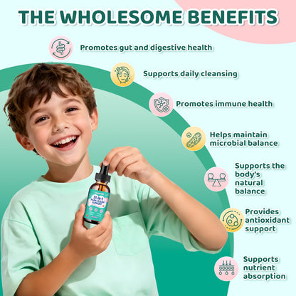 21 in 1 Parasite Cleanse for Humans & Kids, Herbal Gut Cleanse Liquid Drops – Wormwood, Black Walnut, Zeolite, Chlorella,10B Probiotics & Clove, - dailyvitalstore