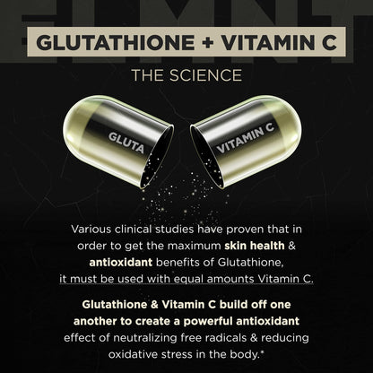 2150mg Super Liposomal Glutathione Supplement w. Vitamin C, Quercetin & Pure L Glutathione 2000mg Triple Action Formula Glutathione Liposomal Supplement - dailyvitalstore