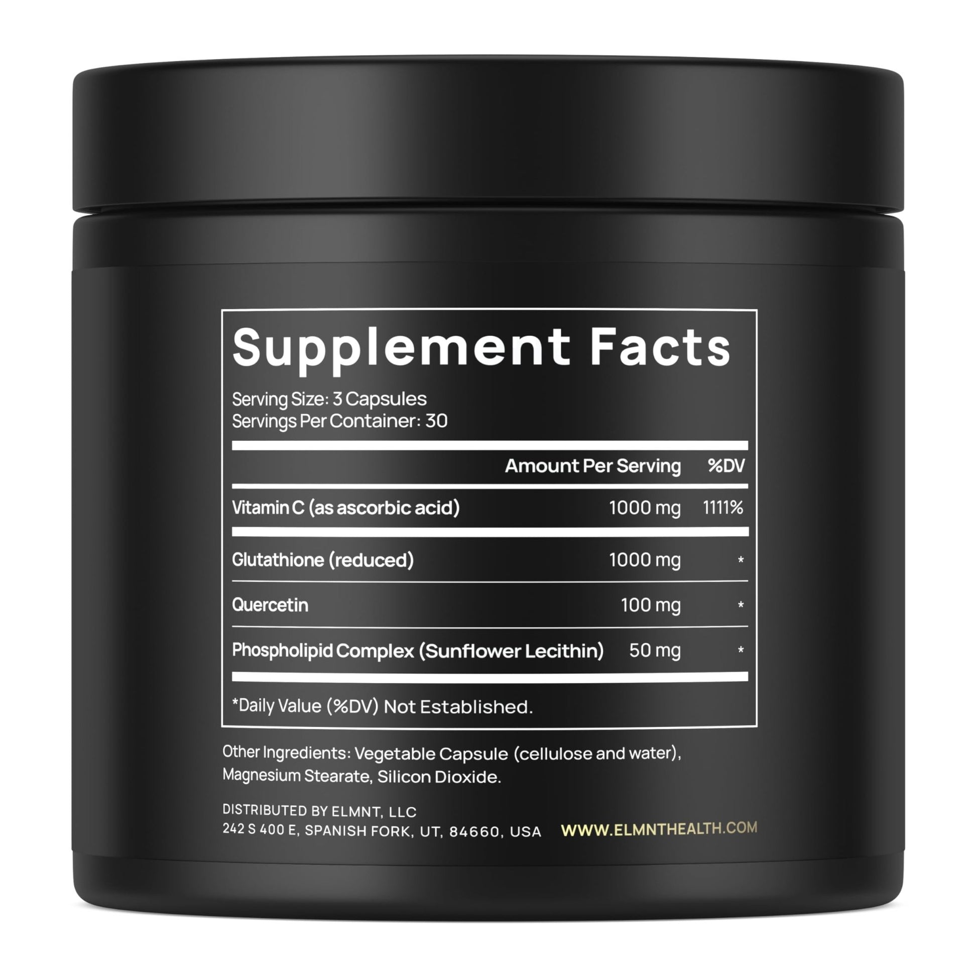 2150mg Super Liposomal Glutathione Supplement w. Vitamin C, Quercetin & Pure L Glutathione 2000mg Triple Action Formula Glutathione Liposomal Supplement - dailyvitalstore