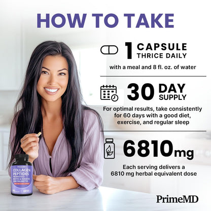27-in-1 Hair Skin and Nails Vitamins (6810mg) with Biotin 10000mcg - Collagen Supplements for Men and Women - Keratin Supplements with Probiotics - dailyvitalstore