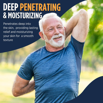 2nd Chance Mobility Pain Relief Cream, No Odor, Non-Greasy, Deep Penetrating, Moisturizing Topical Cream for Joint, Back, Muscle Ache Pain 3.4oz - dailyvitalstore